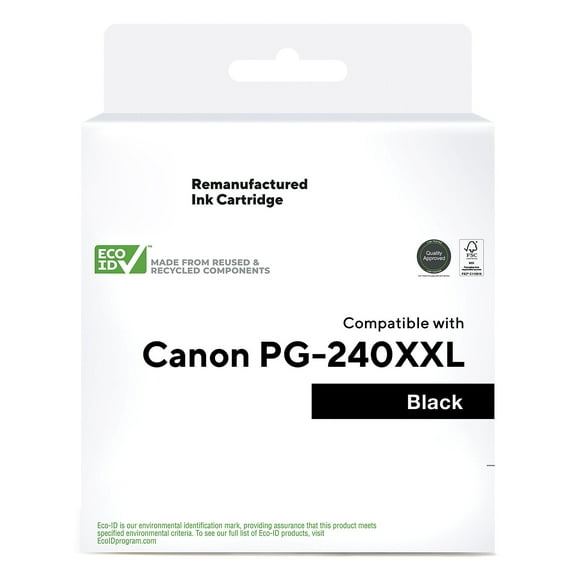 HITOUCH BUSINESS SERVICES Reman Black Extra High Yld Ink Cart. Replacement for Canon PG-240 XXL