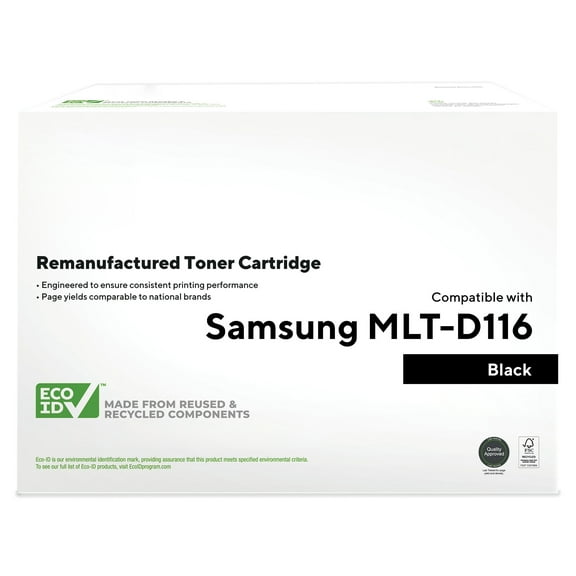 HITOUCH BUSINESS SERVICES Reman Black High Yld Toner Cart. Replacement for Samsung MLT-D116L