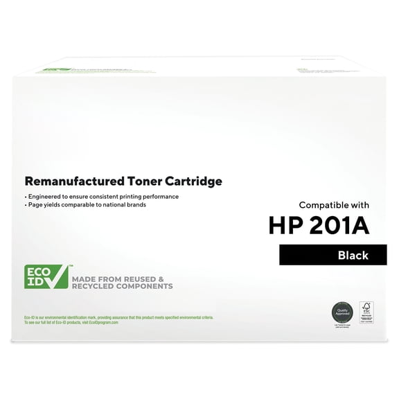 HITOUCH BUSINESS SERVICES Reman Black Standard Yield Toner Cartridge Replacement for HP 201A