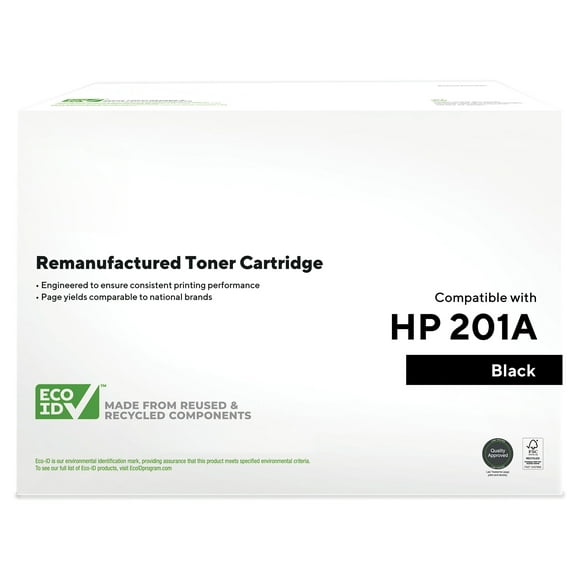 HITOUCH BUSINESS SERVICES Reman Black Standard Yield Toner Cartridge Replacement for HP 201A