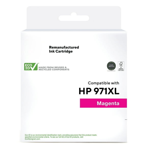 HITOUCH BUSINESS SERVICES Reman Magenta High Yield Ink Cartridge Replacement for HP 971XL TRCN627AM
