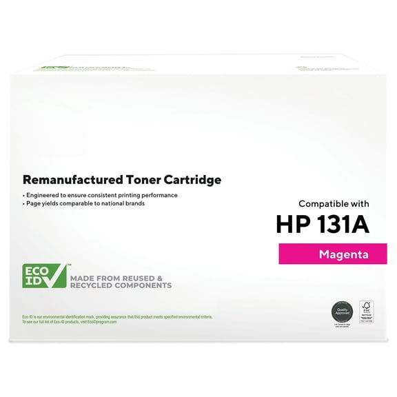 HITOUCH BUSINESS SERVICES Reman Magenta Std Yield Toner Cartridge Replacement for Canon 131 TRCF213A