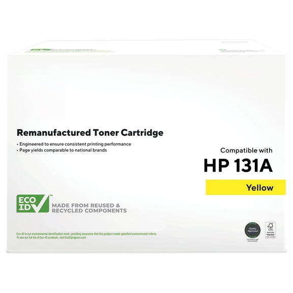 HITOUCH BUSINESS SERVICES Reman Yellow Standard Yield Toner Cartridge Replacement for Canon 131