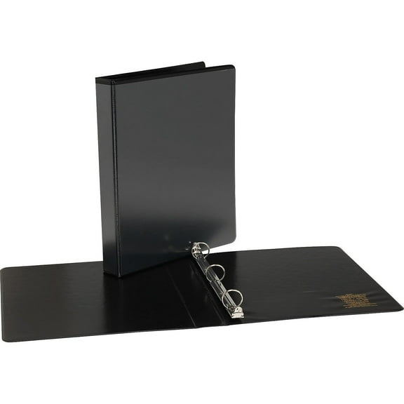 HITOUCH BUSINESS SERVICES Simply Economy 1/2" 3-Ring View Binders Black 12/Carton 23738/21683