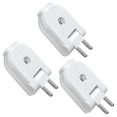 thumbnail image 1 of HITRENDS Replacement Plug for Electric Cord, 2 Prong, Non-Grounding, 125V/10A, White, 3-Pack, 1 of 6