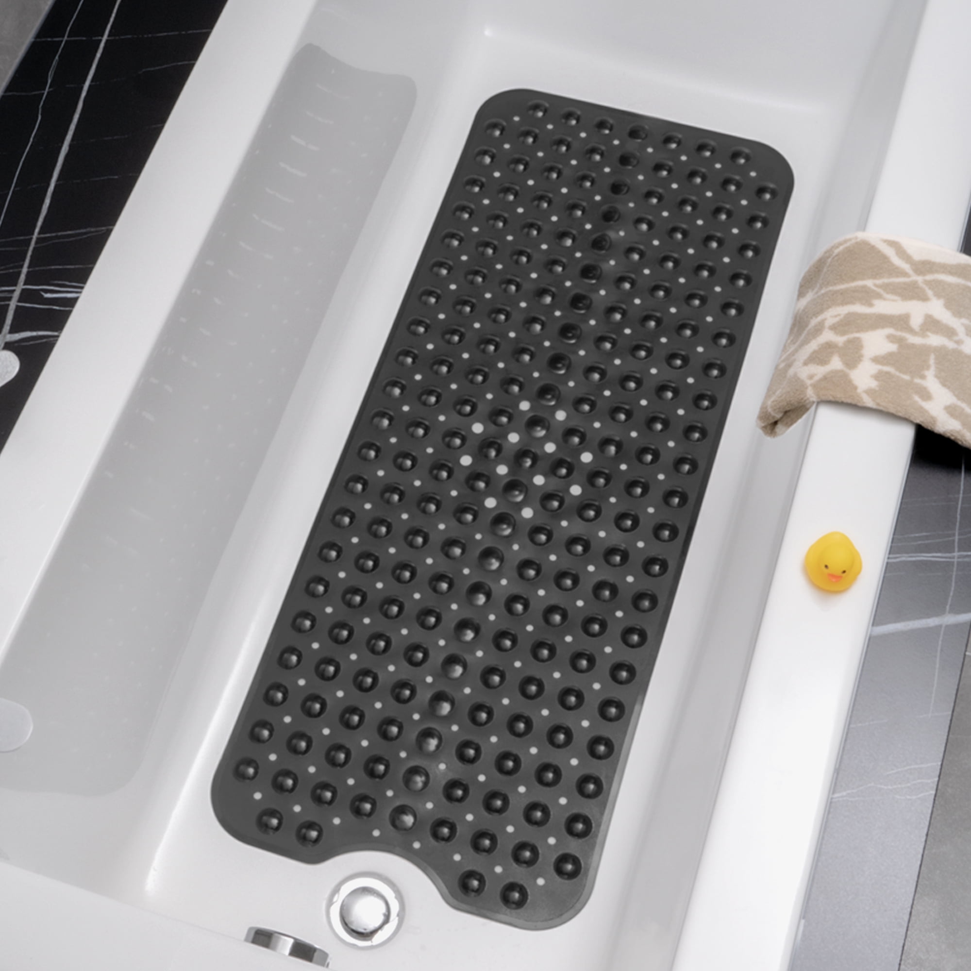 HITSLAM Extra Large Bathtub Mat 40 x 16 inches NonSlip Bath Tub Mat