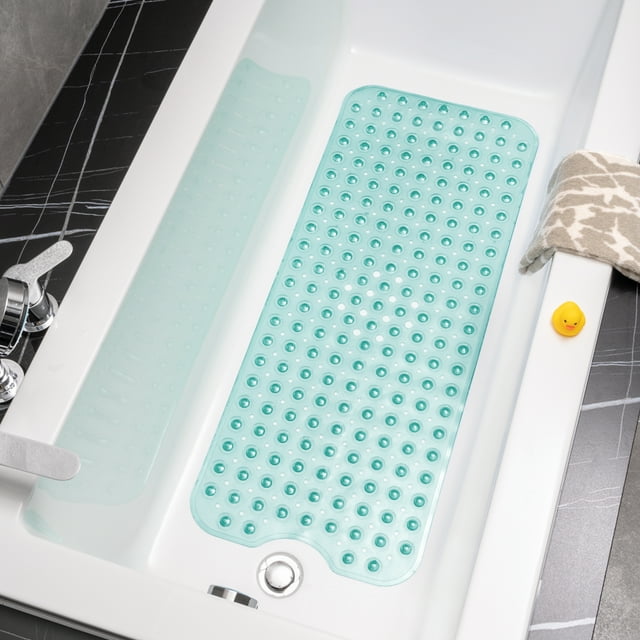 HITSLAM Shower Resistant Extra Large Bathtub Mat 40x16 inches, Non
