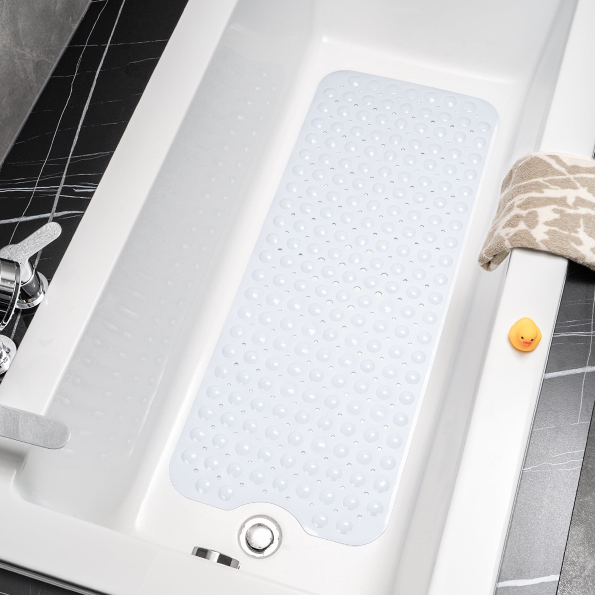 HITSLAM Extra Large Bathtub Mat 40 x 16 inches NonSlip Bath Tub Mat
