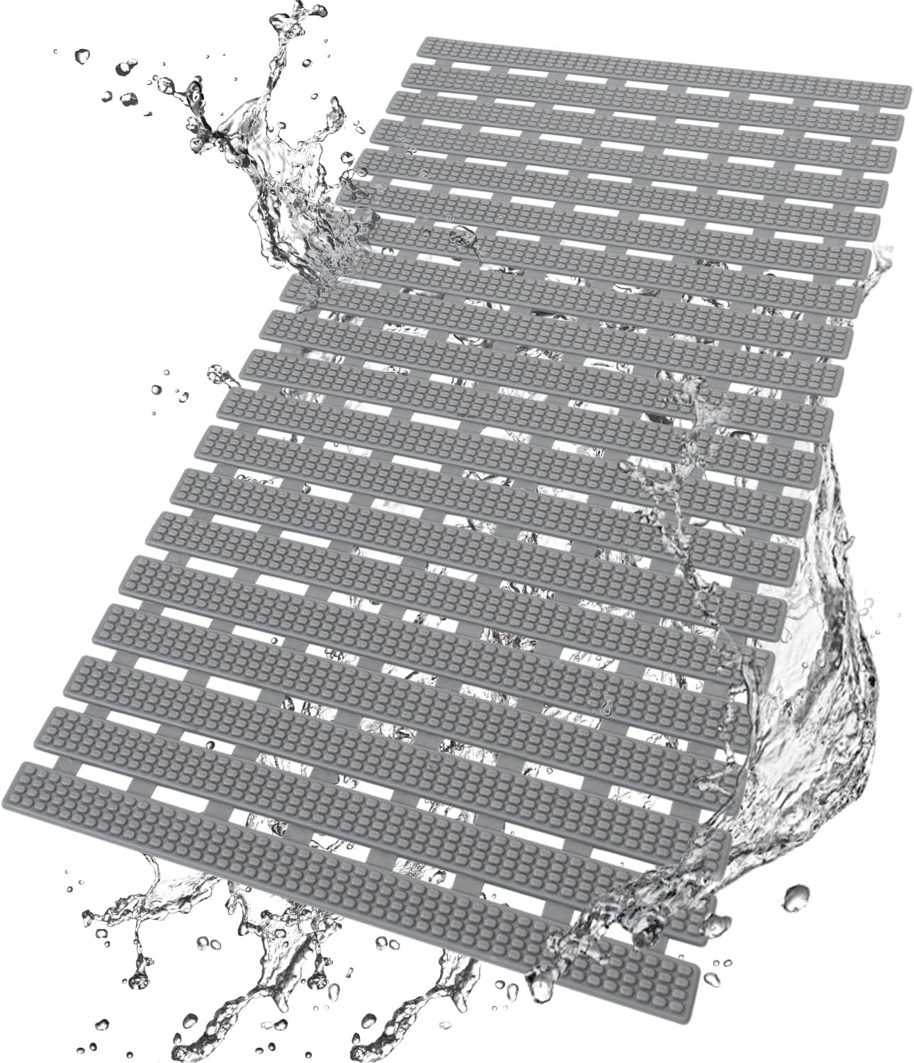 HITSLAM Shower and Bathtub Mat Non Slip, 27x15 Inch Bath Mat for Tub