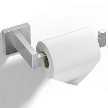 HITSLAM Stainless Steel Toilet Paper Holder, Brushed Nickel Finish, Wall Mount, Rustproof