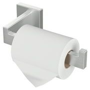 HITSLAM Brushed Nickel Toilet Paper Holder Wall Mount,Premium 304 Stainless Steel Square Toilet Paper Roll Holder for Bathroom Rustproof