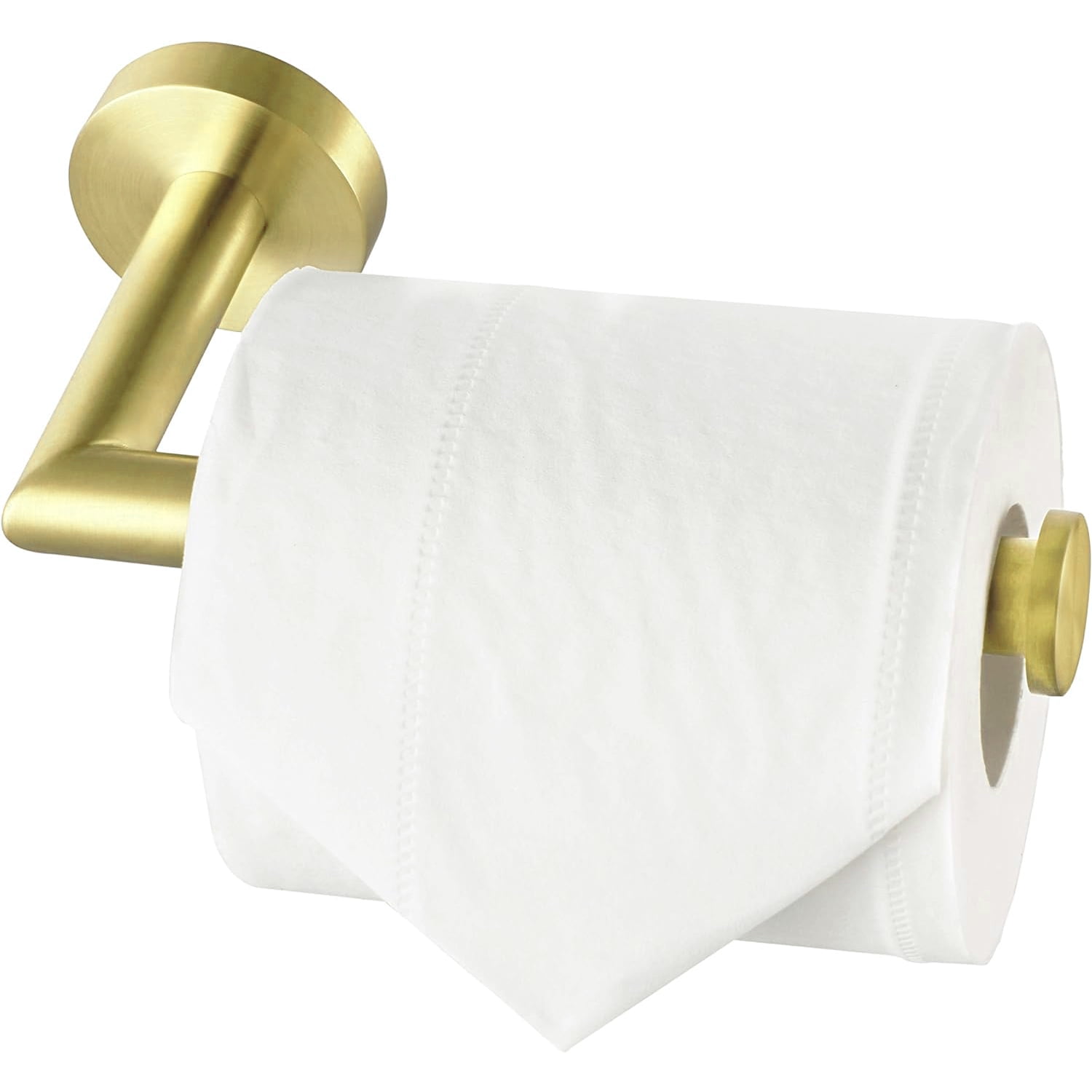 Brushed Gold Stainless Steel Wall Mounted Toilet Paper Holder
