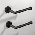 thumbnail image 1 of HITSLAM Toilet Paper Holder Wall Mount,2Pack Matte Black Toilet Paper Roll Holder for Bathroom, 1 of 9