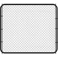 thumbnail image 1 of HITTITE Adjustable Chain Link Fence Gate Kit, PVC Coated Anti-Rust Outdoor Garden Fence Gate, Heavy Duty Pedestrian Gate Walking Fence Gate for Yard, 26"-72" Wide x 5' High., 1 of 9
