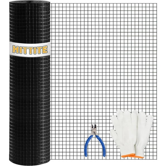 HITTITE 36" x 50" PVC Coated Hardware Cloth Netting with Outstanding Rust Resistance
