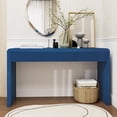 thumbnail image 1 of HIUU Blue Console Table for Entryway,Farmhouse Entryway Table with Storage,Wood Sofa Tables for Living Room, 1 of 11