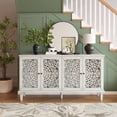 thumbnail image 1 of HIUU White Sideboard Buffet Cabinet with Storage,Dining Room Buffet Cabinets,Office Credenza, 1 of 12