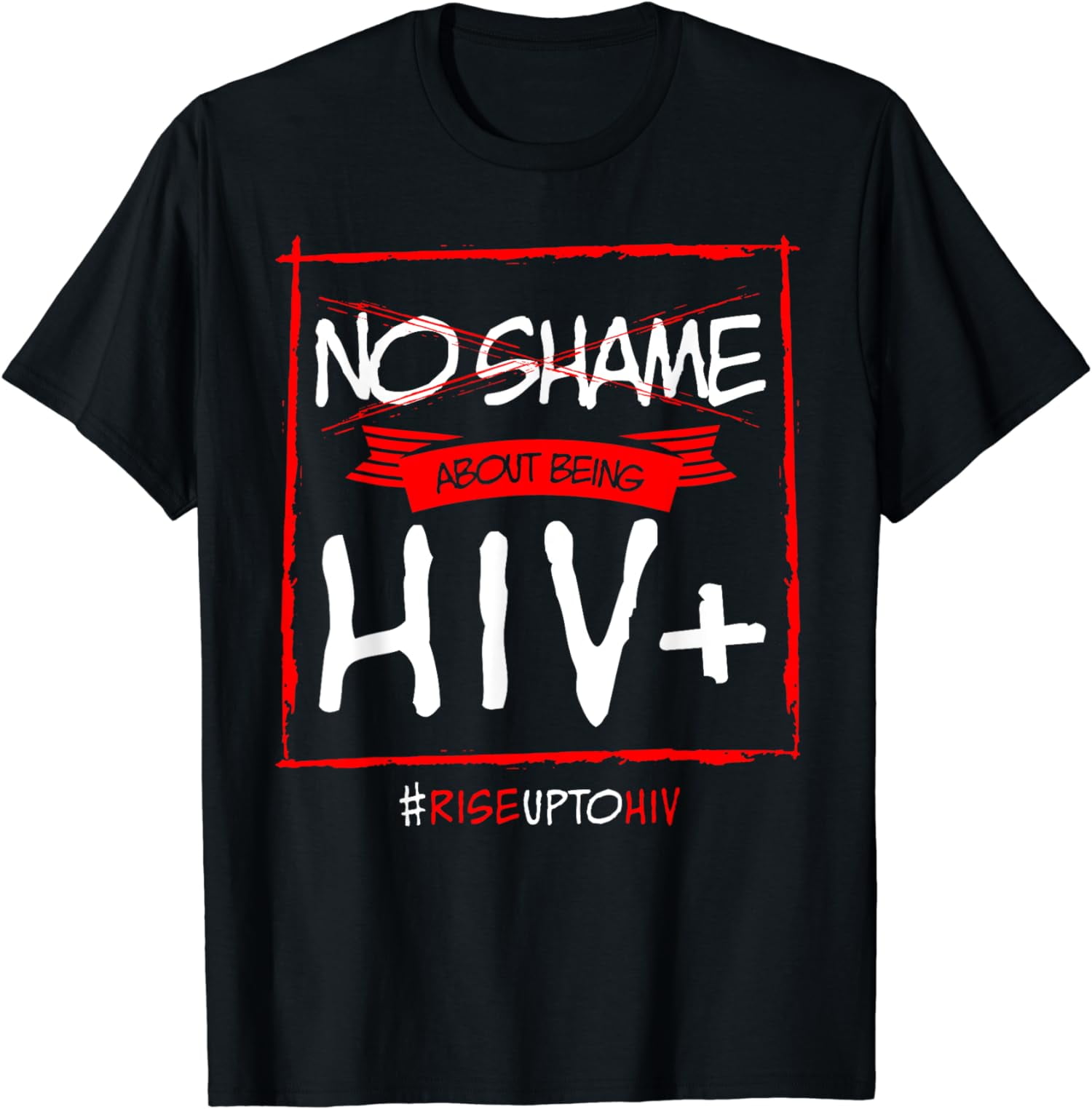 HIV Shirt AIDS Immune Deficiency Infection Disease Gift Idea - Walmart.com