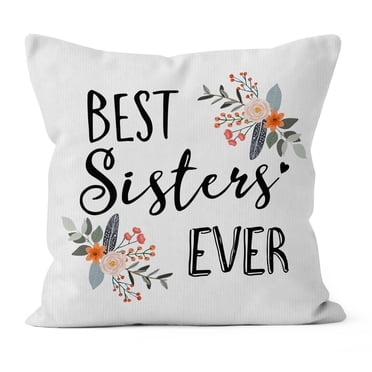 Long Distance Besties Sisters Modern Girls Personalized Polyester Line