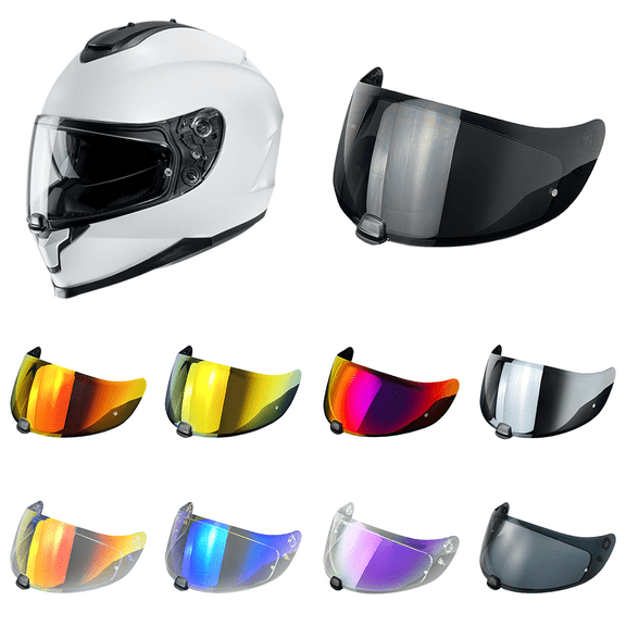 HJ20M Face Shield Visor UV Resistance for HJC C70 FG-17 FG-ST IS-17 Helmet Shield Windshield Visera Para Casco Anti-crack