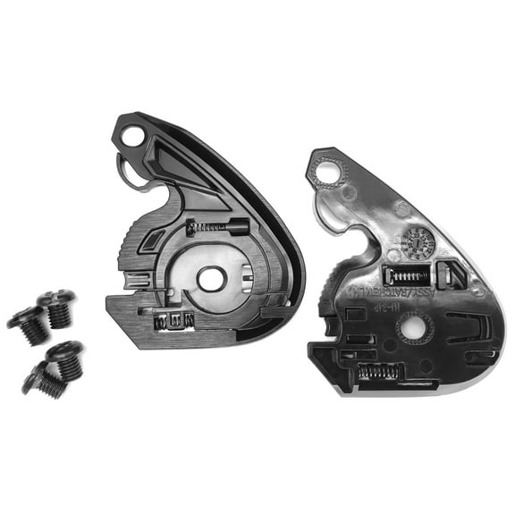 HJC C10 Helmet HJ-34P Shieild Pivot Ratchet Gear Plate Kit Black