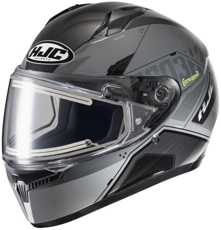 HJC C10 Inka Snow Helmet w/Heated Electric Shield HiVis XL