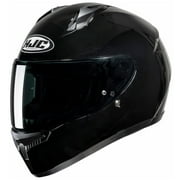 HJC C10 Solid Motorcycle Helmet Black LG