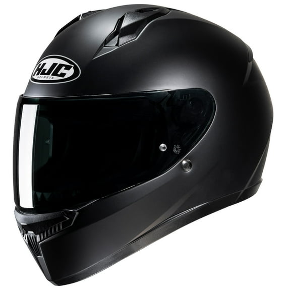HJC C10 Solid Motorcycle Helmet Semi Flat Black XXS
