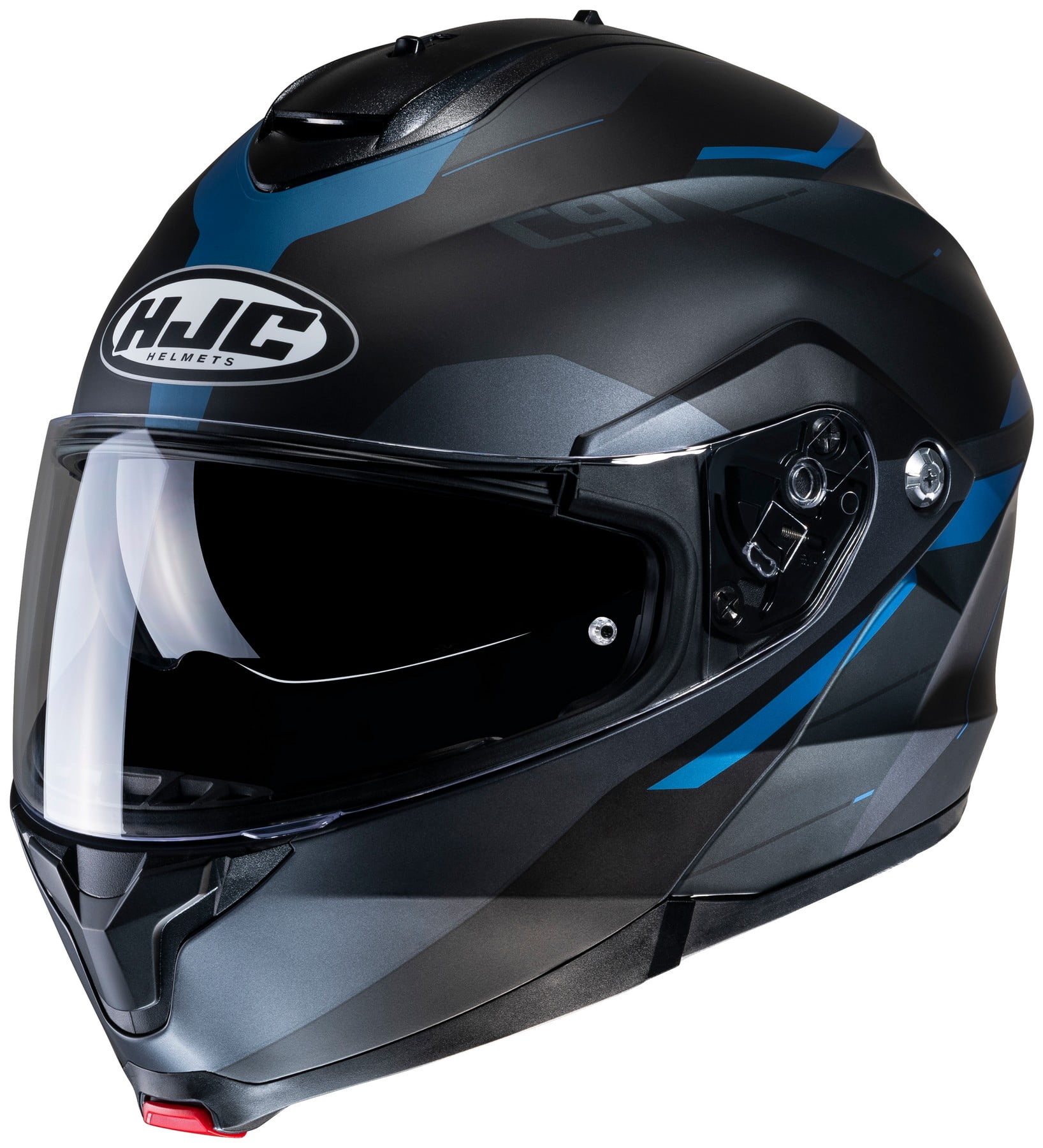 HJC C91 Karan Modular Motorcycle Helmet Blue XXL