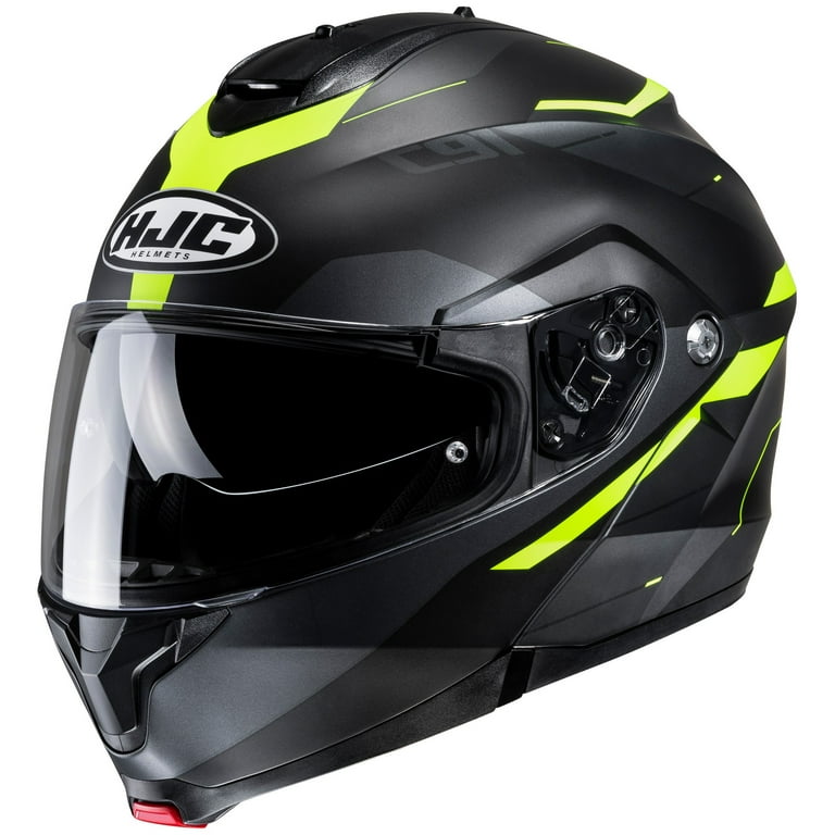 HJC C91 Karan Modular Motorcycle Helmet Hi-Vis XL - Walmart.com