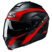 HJC C91 Taly Modular Motorcycle Helmet Red/Black LG