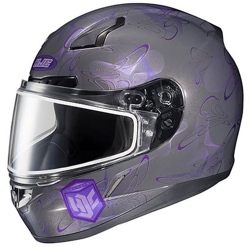 Purple snowmobile sale helmet