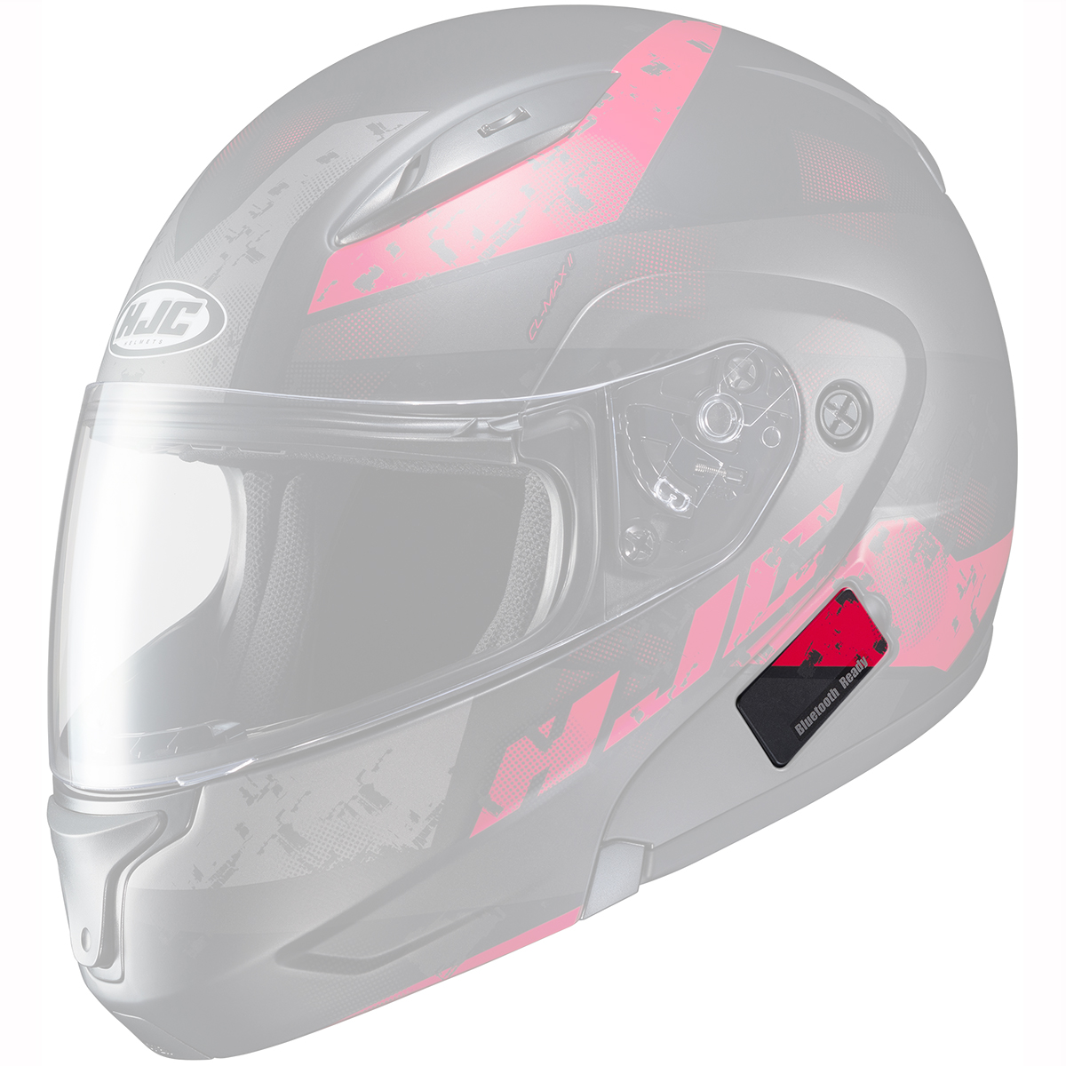 bluetooth for hjc clmax bt motorcycle modular helmet C91 - Black It features a polycarbonate composite shell and high HJC i90 Solid Helmet (5XL,