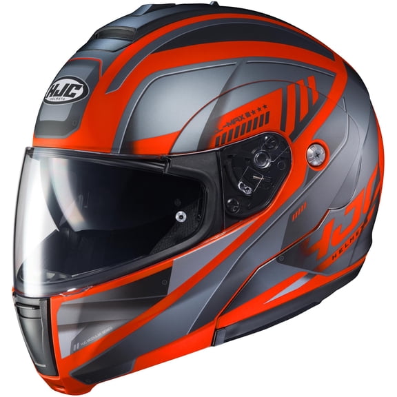 Hjc CL-Max 3 Gallant Helmet (Small, Semi-Flat Hi-Viz Bright Orange (MC-6HSF))