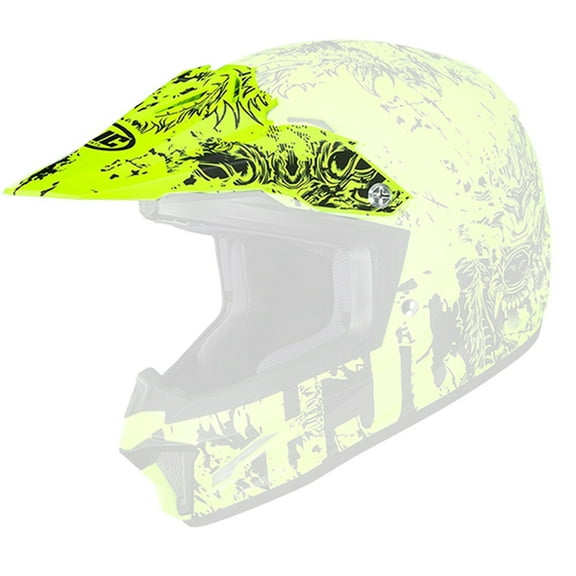 HJC CL-XY II Creeper Youth Replacement Visor/Peak Hi-Viz