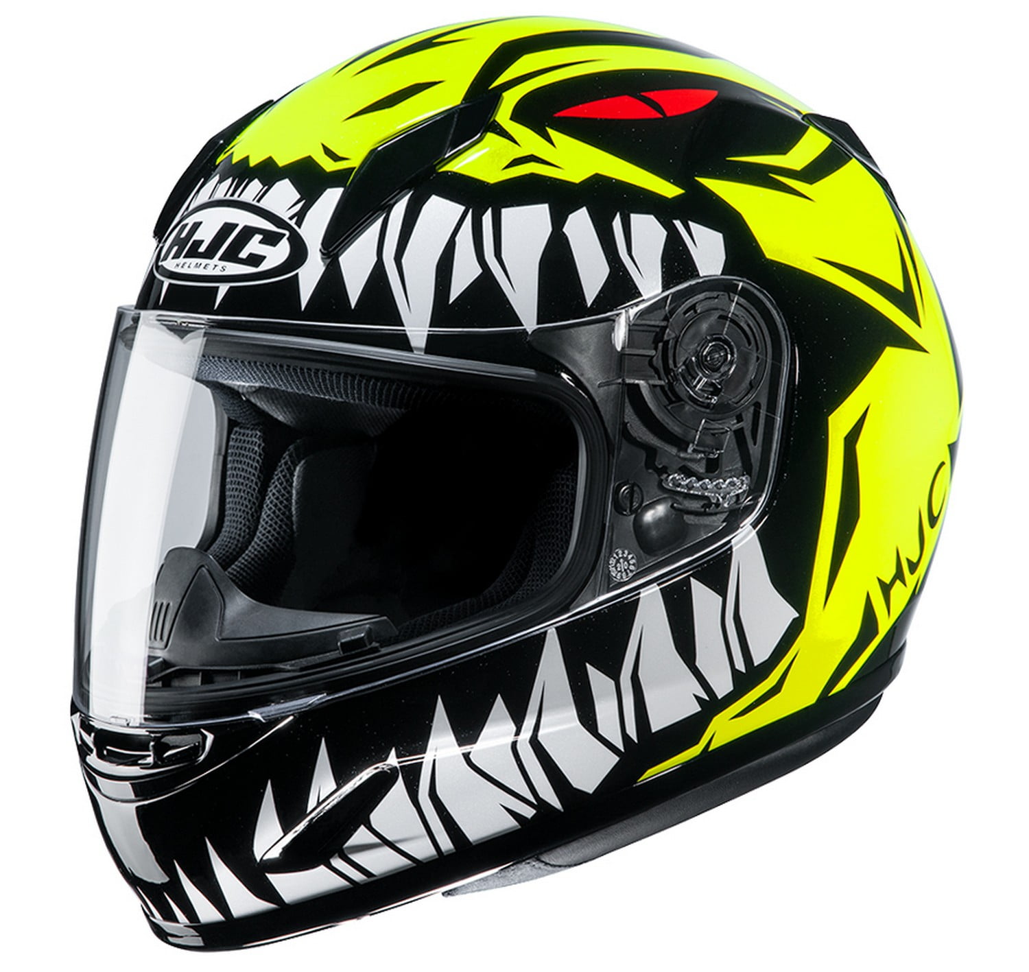 HJC CLY Zuky Youth Motorcycle Helmet Yellow/Black LG