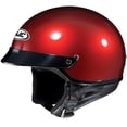 thumbnail image 1 of HJC CS-2N Open Face Motorcycle Helmet Metallic Wine MD, 1 of 2