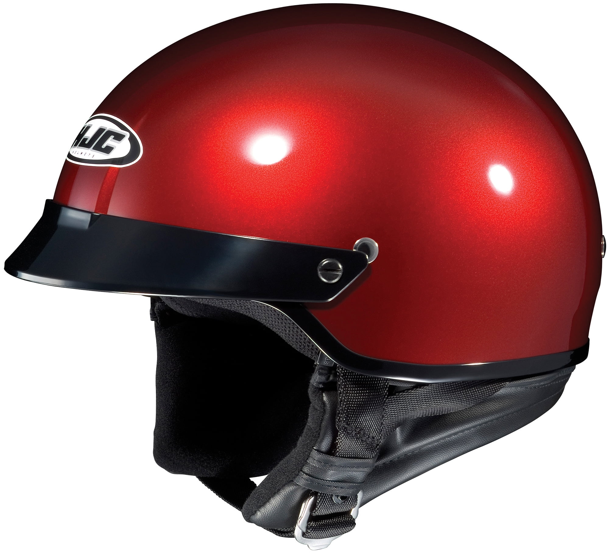 HJC CS-2N Open Face Motorcycle Helmet Metallic Wine XS