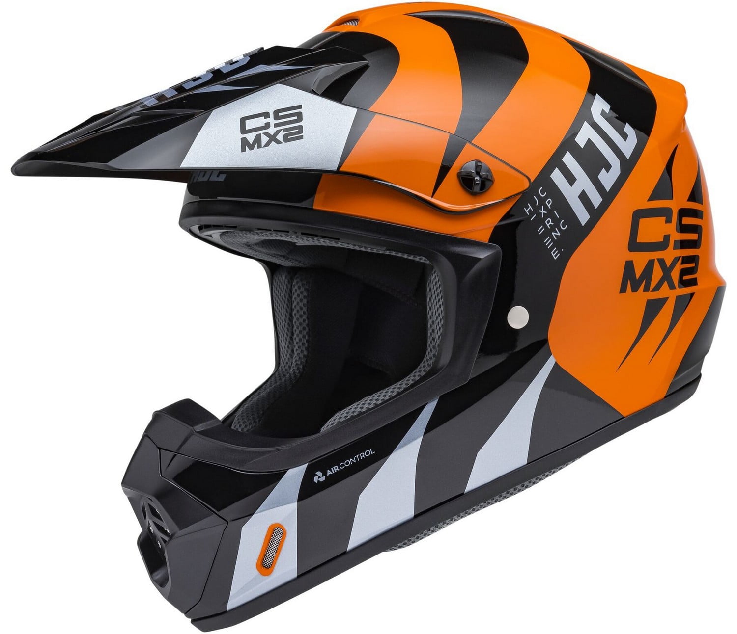 HJC CS-MX II Crox MX Offroad Helmet Black/Orange MD