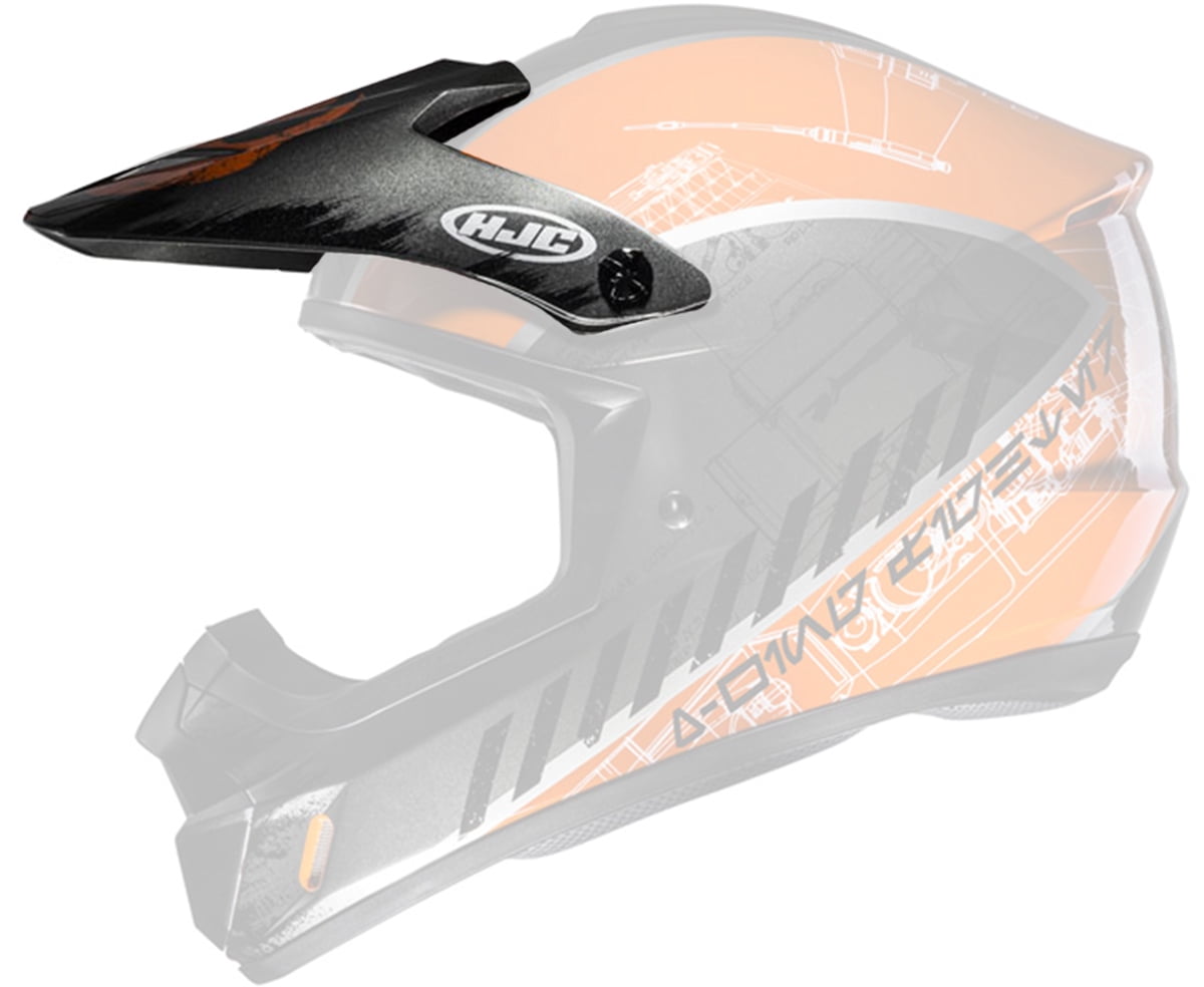 HJC CS-MX II Rebel X-Wing Helmet Replacement Visor/Peak Orange - Main Image