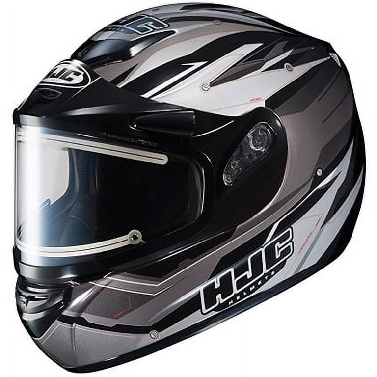 HJC CS R2 Sawtooth Electric Snowmobile Helmet Black MED 1212 1805