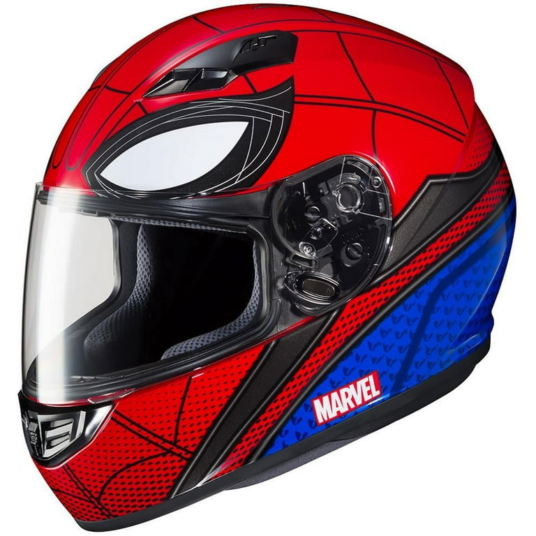 Custom Marvel Crash Helmet HJC RPHA 11 Spiderman Motorcycle