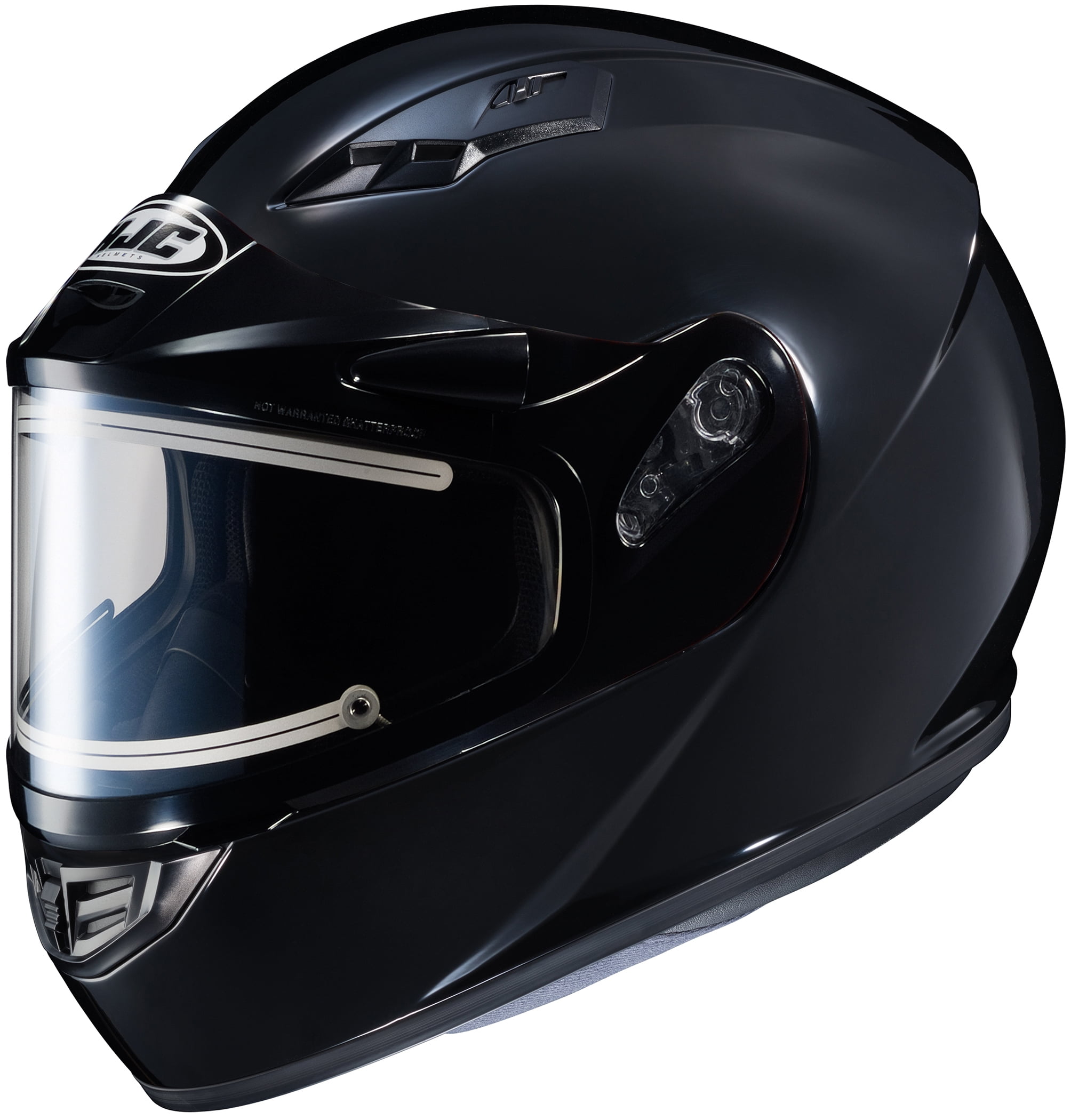 HJC CS-R3 Solid snowmobile helmet With Dual Lens Shield (X-Small, Solid