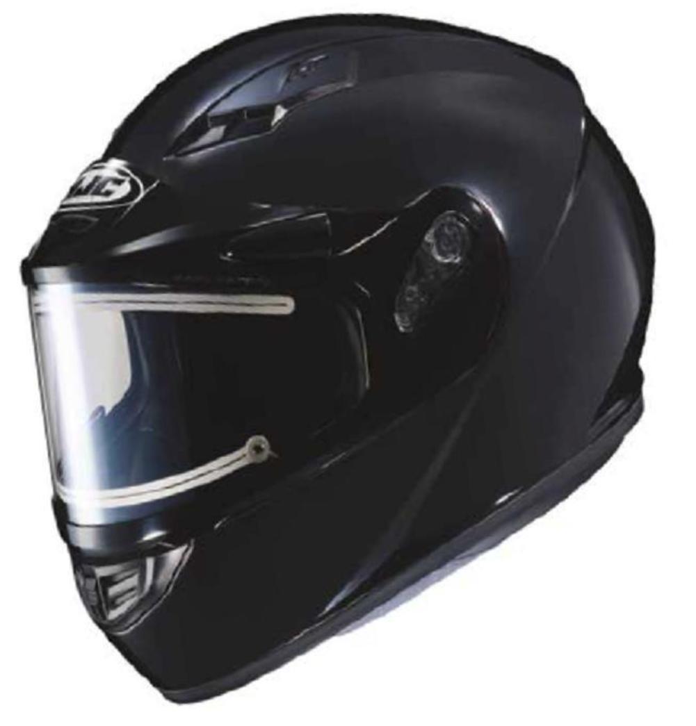 HJC CSR3 Specs snowmobile helmet with Electric Shield (Large, Black