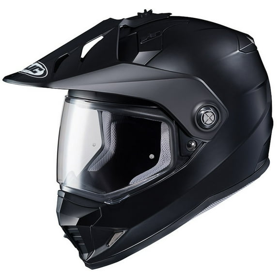 HJC DS-X1 Solid Snow Helmet w/Dual Pane Shield Semi Flat Black MD