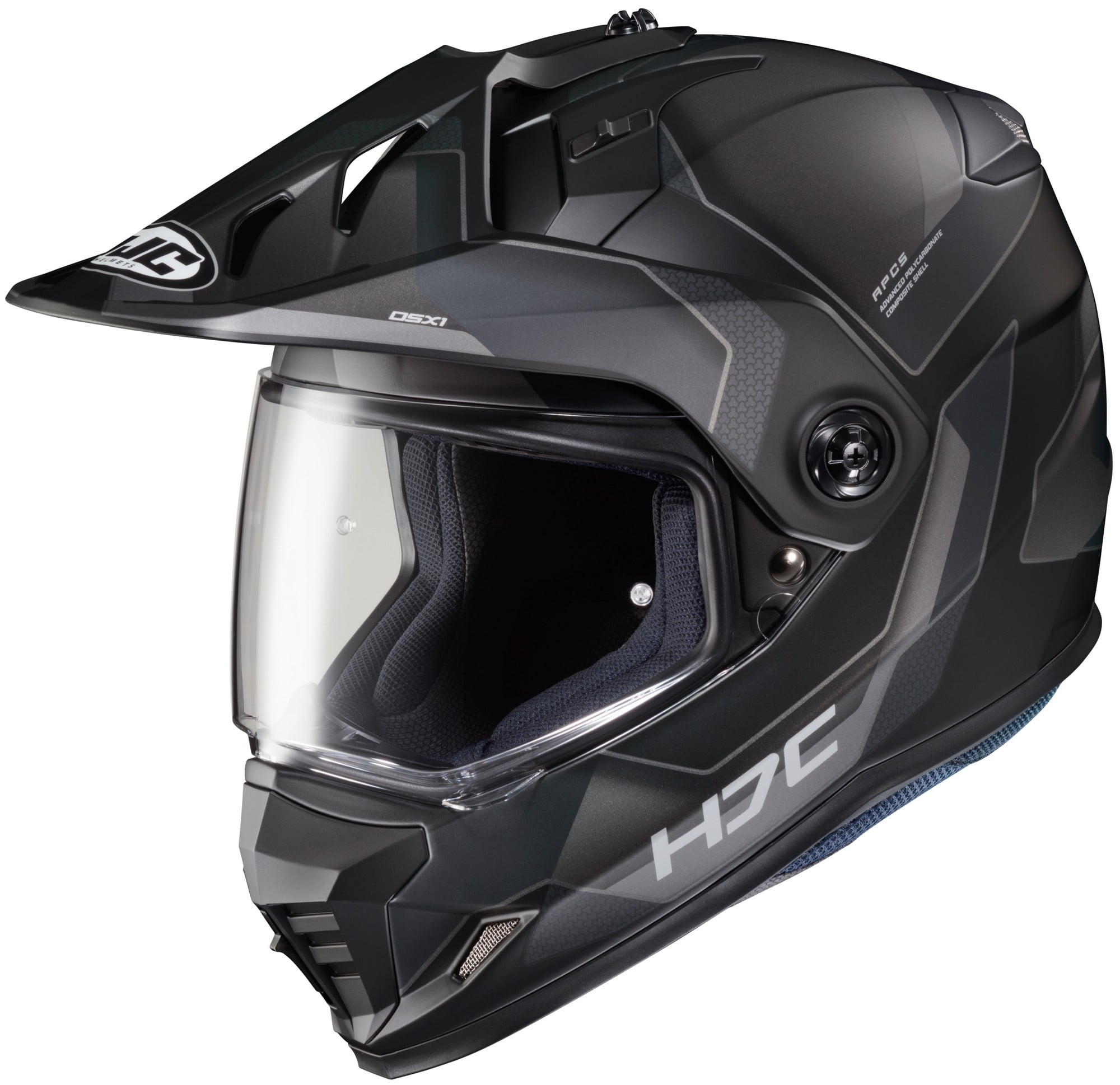 HJC DS-X1 Synergy Dual Sport Helmet Black XS - Walmart.com