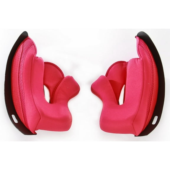 HJC FG-MX Helmet Replacement Cheek Pads Red XSM