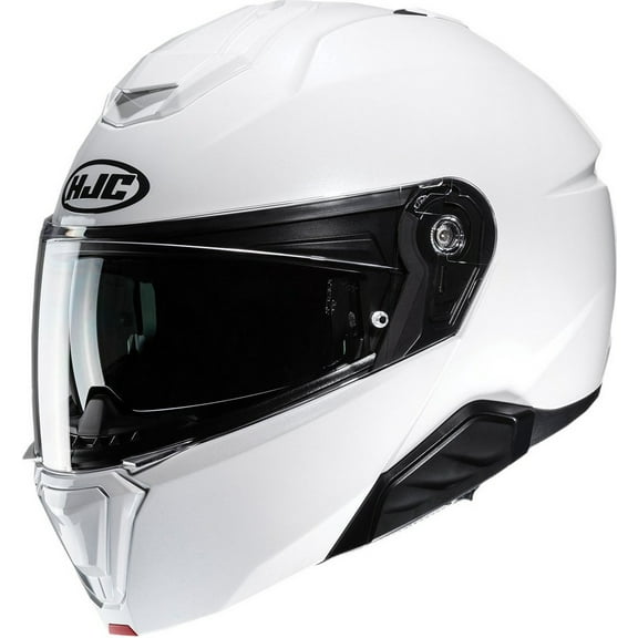 HJC I 91 White Street Motorcycle Helmet