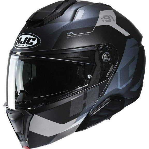 HJC i91 Carst Modular Motorcycle Helmet Gray MD
