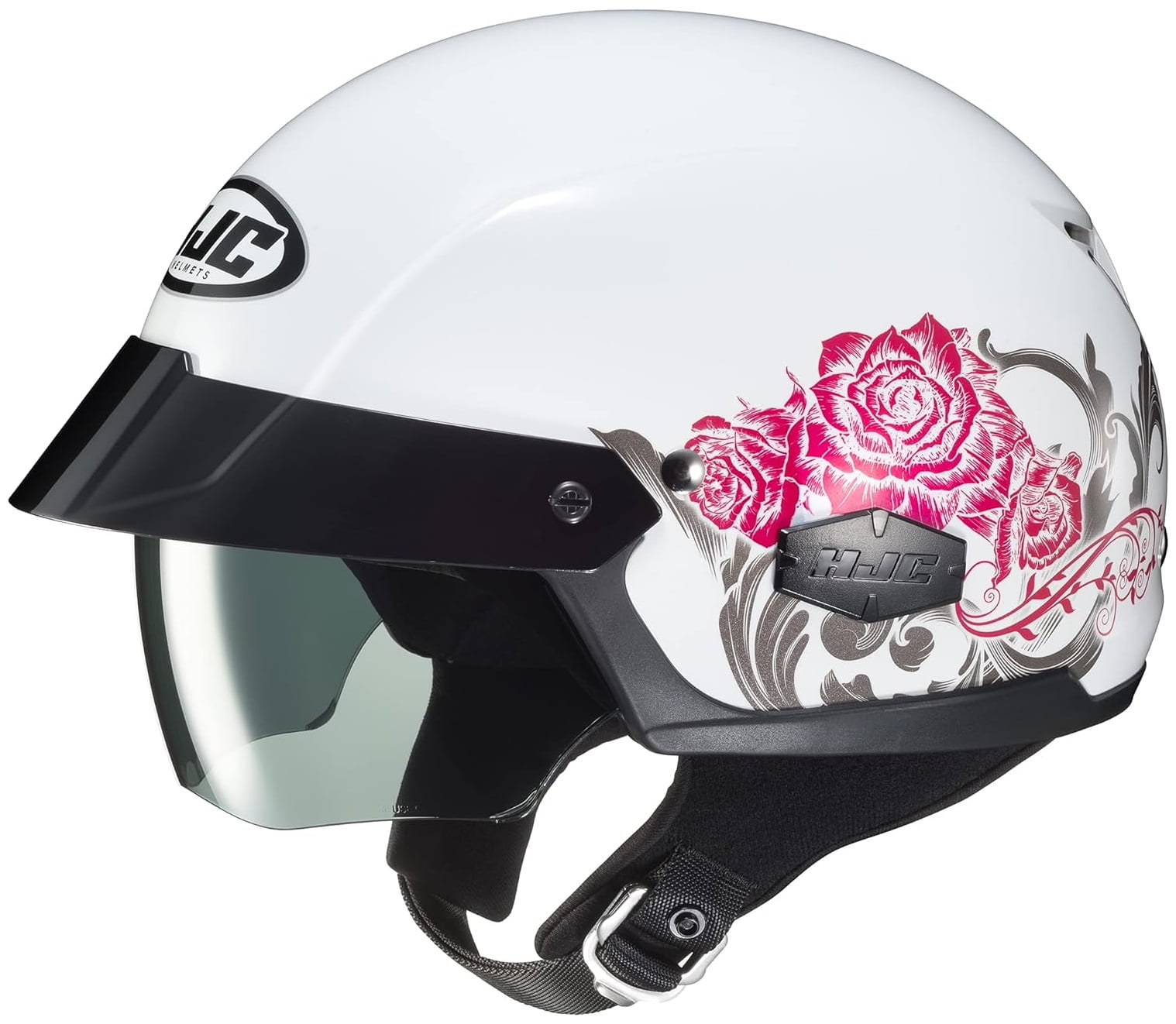 HJC IS-Cruiser Fior Motorcycle Half Helmet Pink/White MD